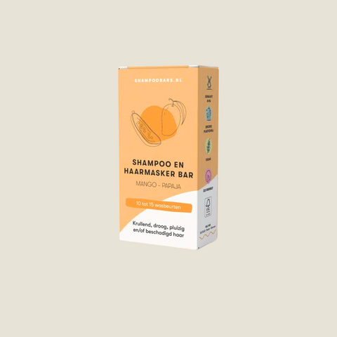Mini Shampoo & Haarmasker Bar Mango - Papaja