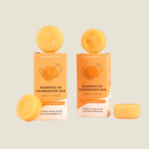 Mini Shampoo & Haarmasker Bar Mango - Papaja