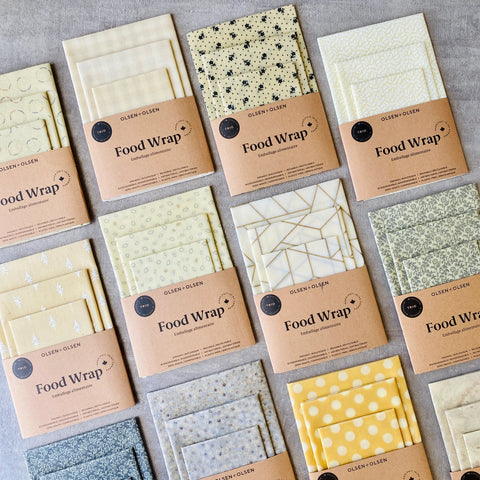 Olsen+Olsen 3-pack Beeswax Wraps