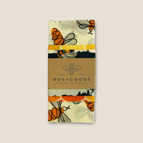 3-Pack Beeswax Wrap Beezzz