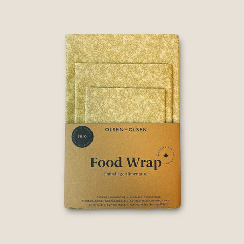 Olsen+Olsen 3-pack Beeswax Wraps