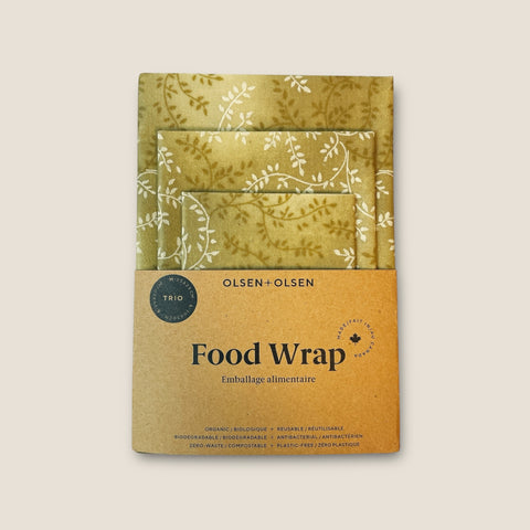 Olsen+Olsen 3-pack Beeswax Wraps