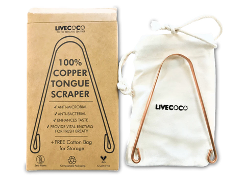 Koperen Tongschraper – Natuurlijk Frisse Adem & Mondverzorging