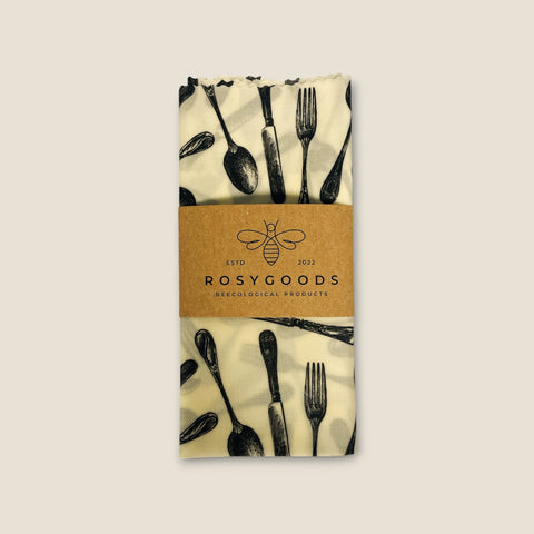 Enkele Beeswax Wrap 35x50cm Bestek