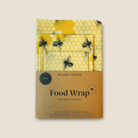 Olsen+Olsen 3-pack Beeswax Wraps