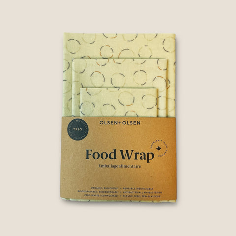 Olsen+Olsen 3-pack Beeswax Wraps