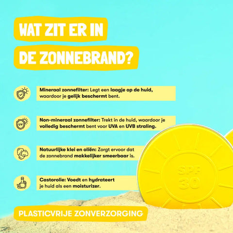 Shampoobars Zonnebrand SPF 50+